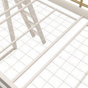 Little Seeds Monarch Hill Haven Metal Loft Bed - White - Twin