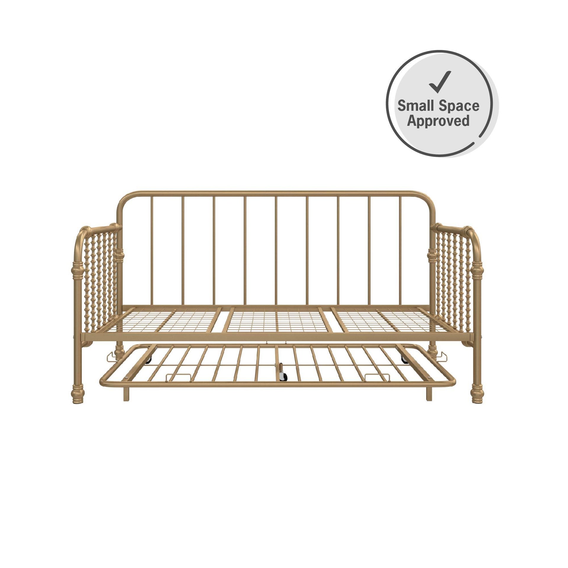 Little Seeds Monarch Hill Wren Metal Daybed with Trundle - Gold - Twin