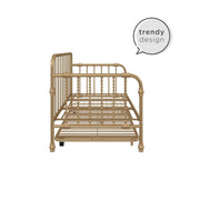 Little Seeds Monarch Hill Wren Metal Daybed with Trundle - Gold - Twin